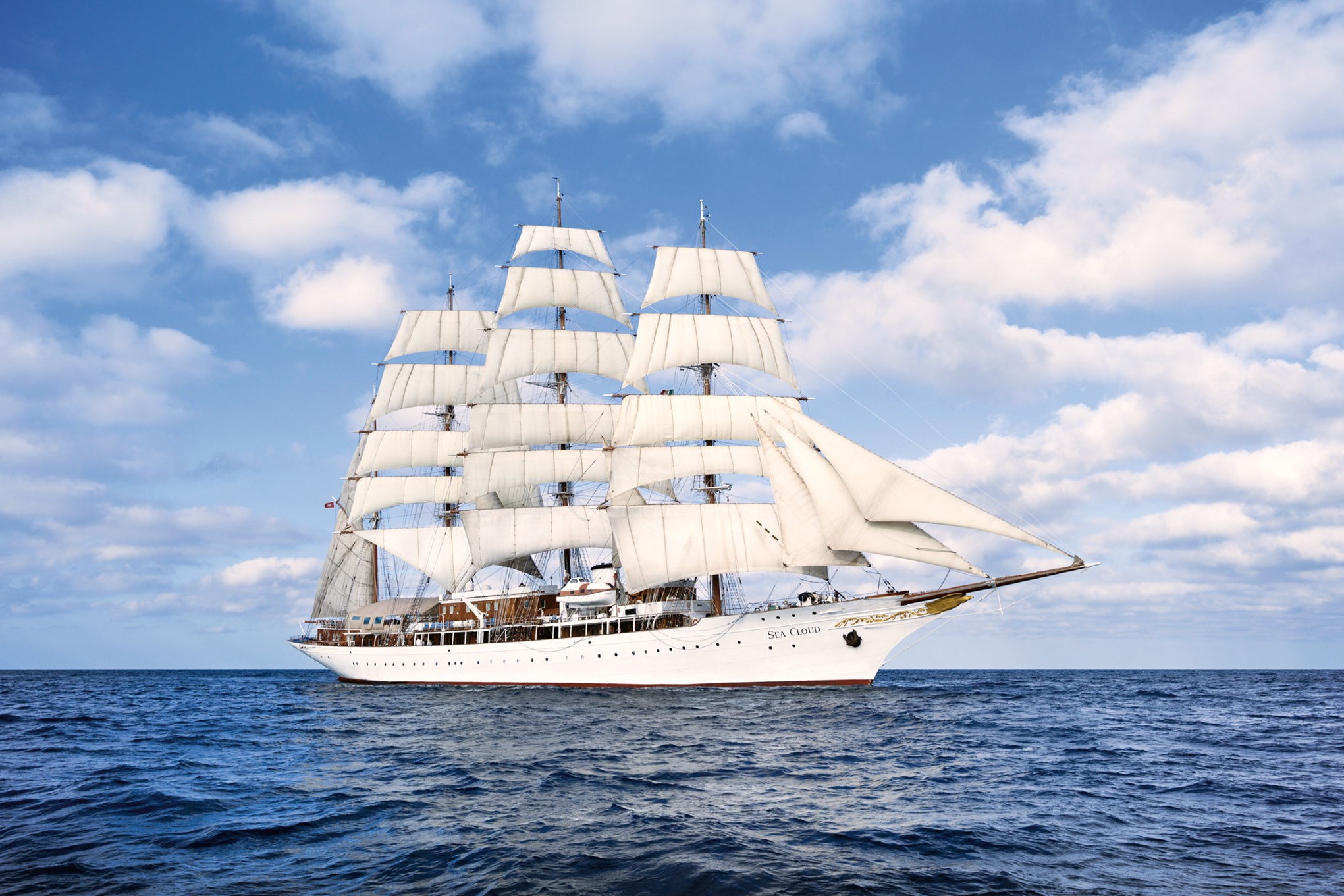 The sailing ship Sea Cloud 