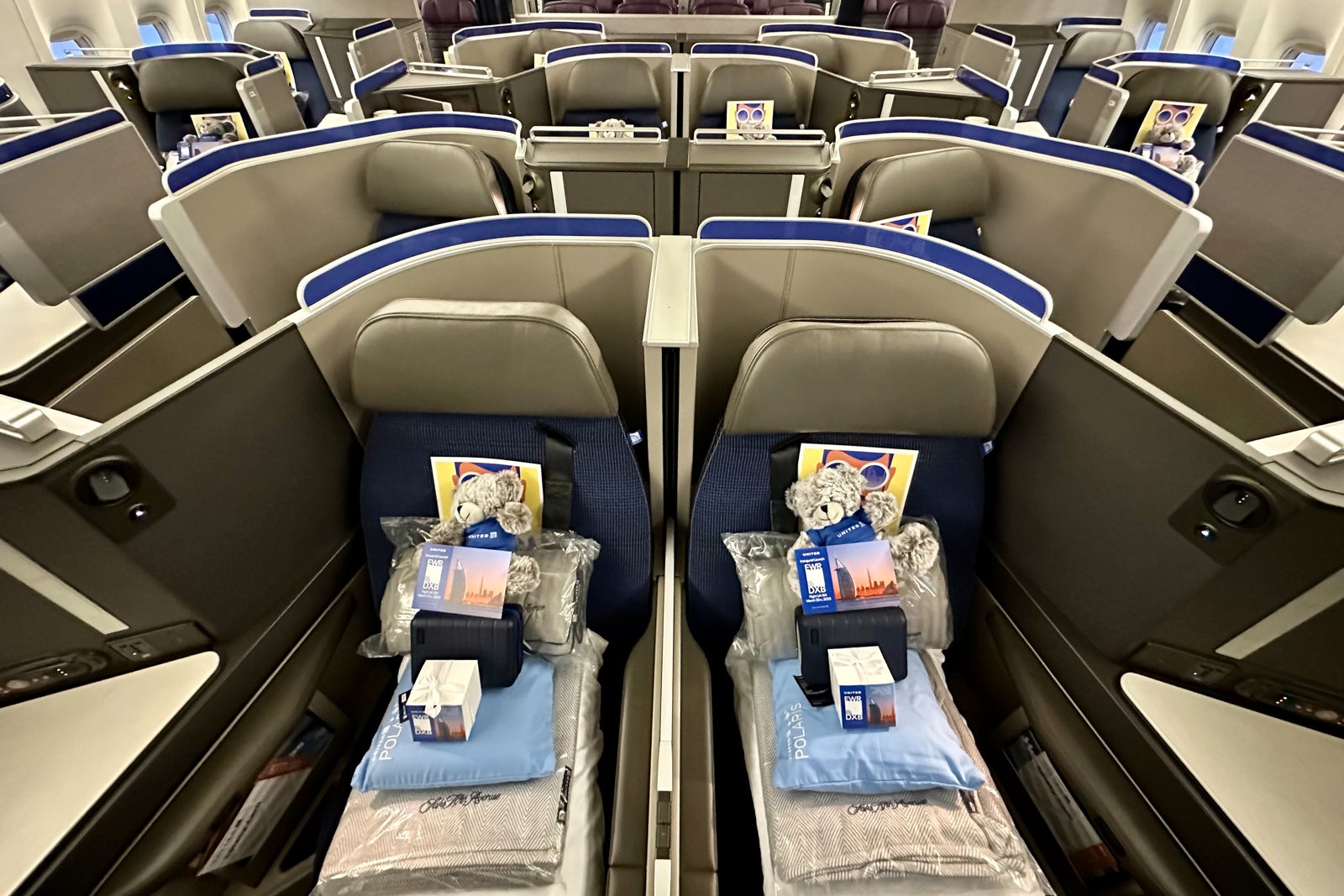 United Polaris business class