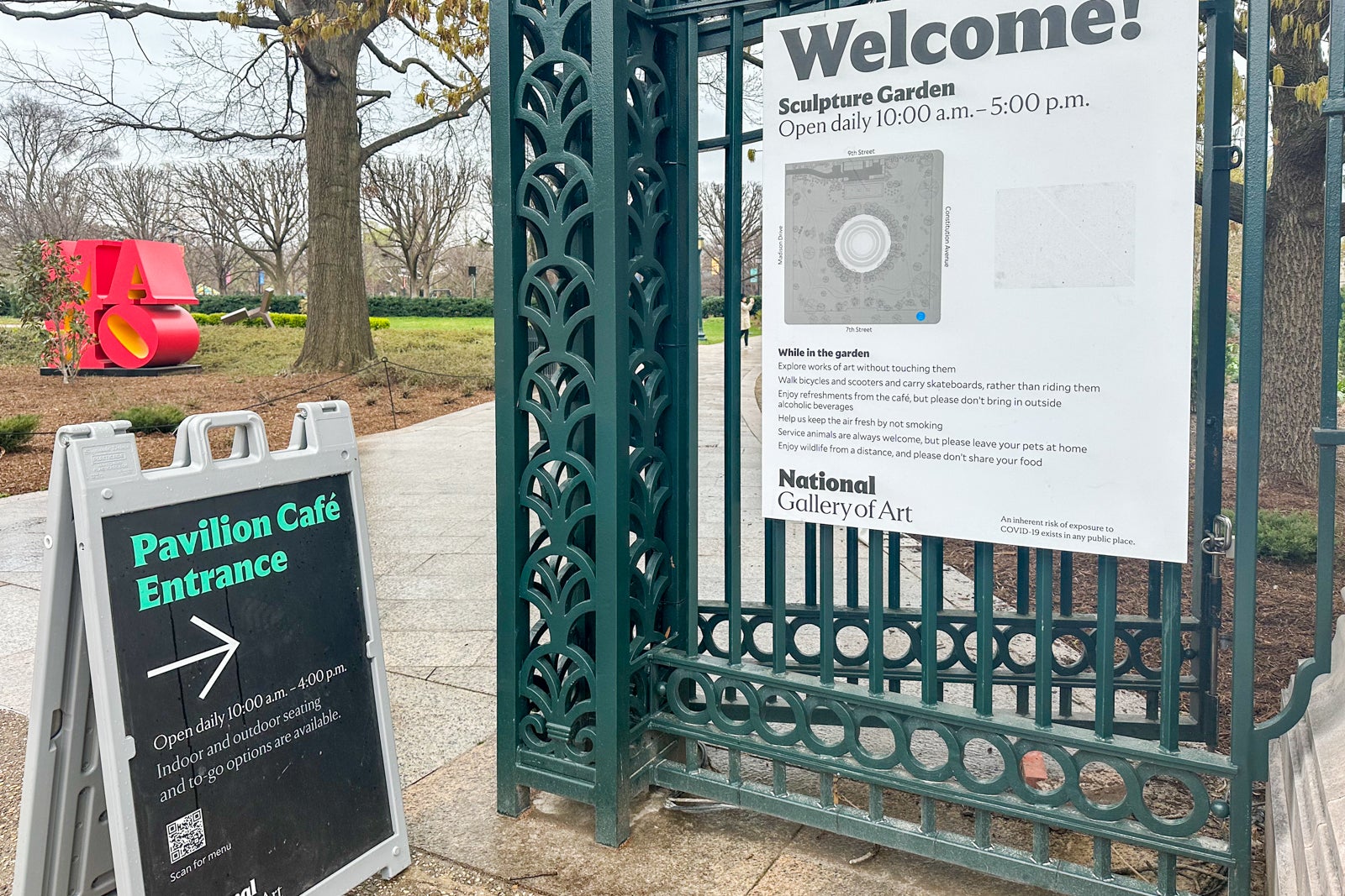 Entrance to Sculpture Garden