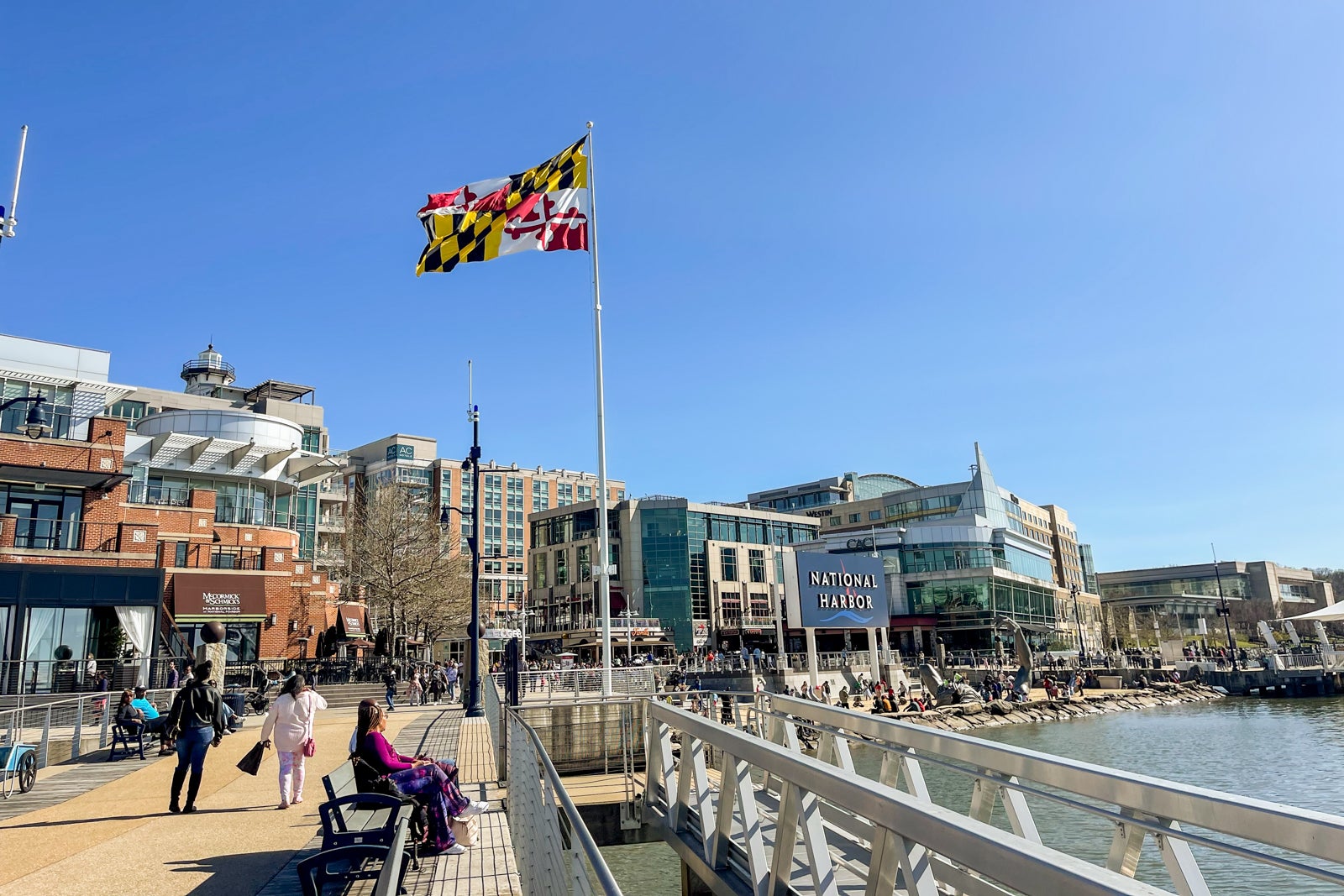 National Harbor walkway