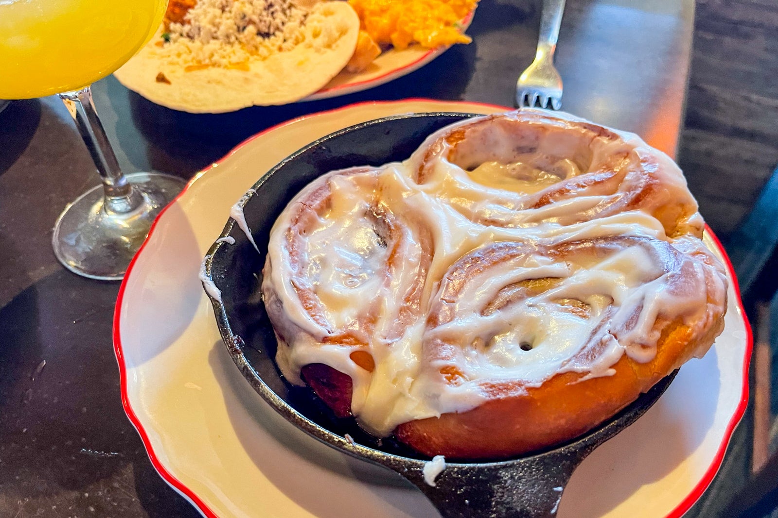 Cinnamon roll at Farmers Fishers Bakers