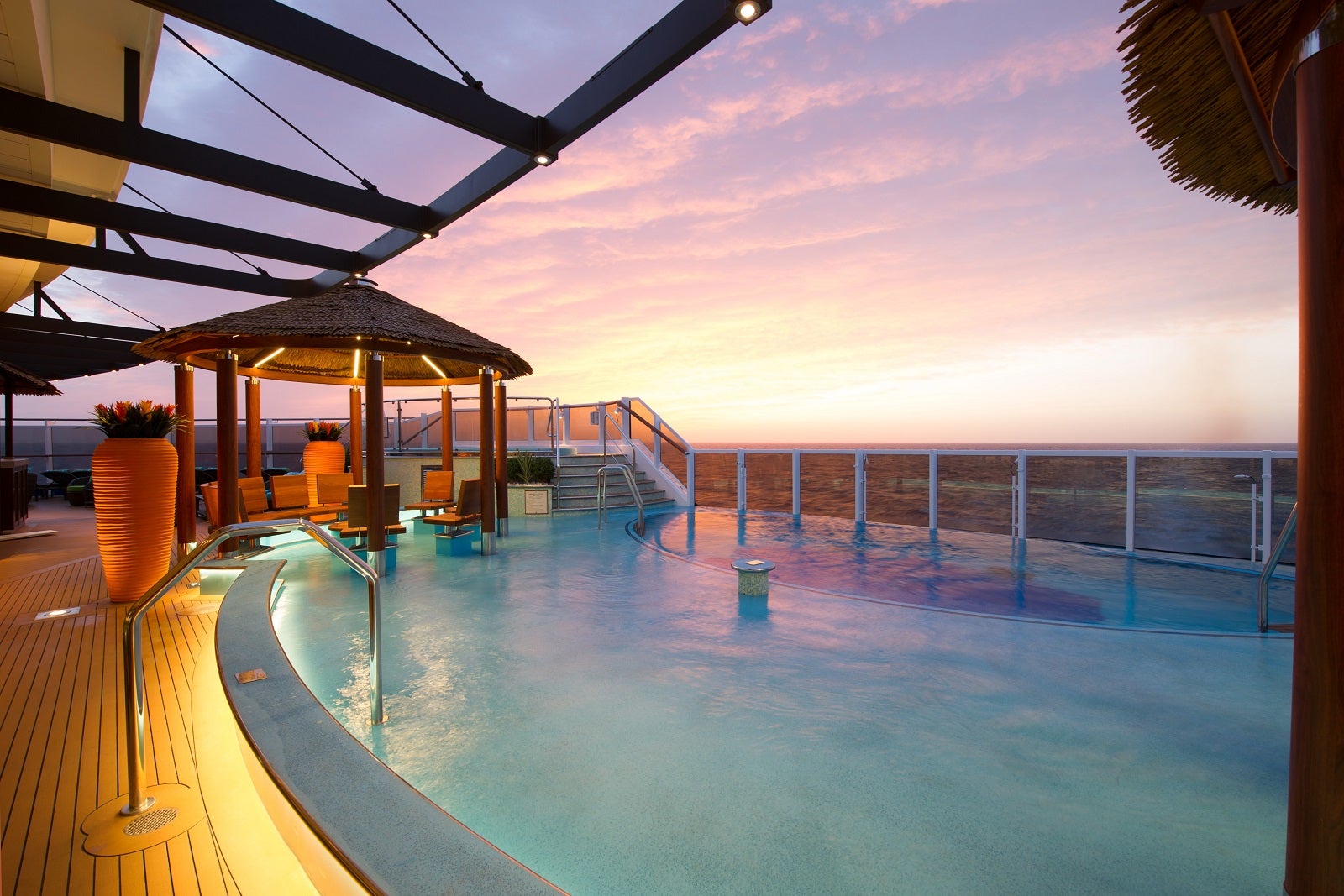 pool on cruise deck