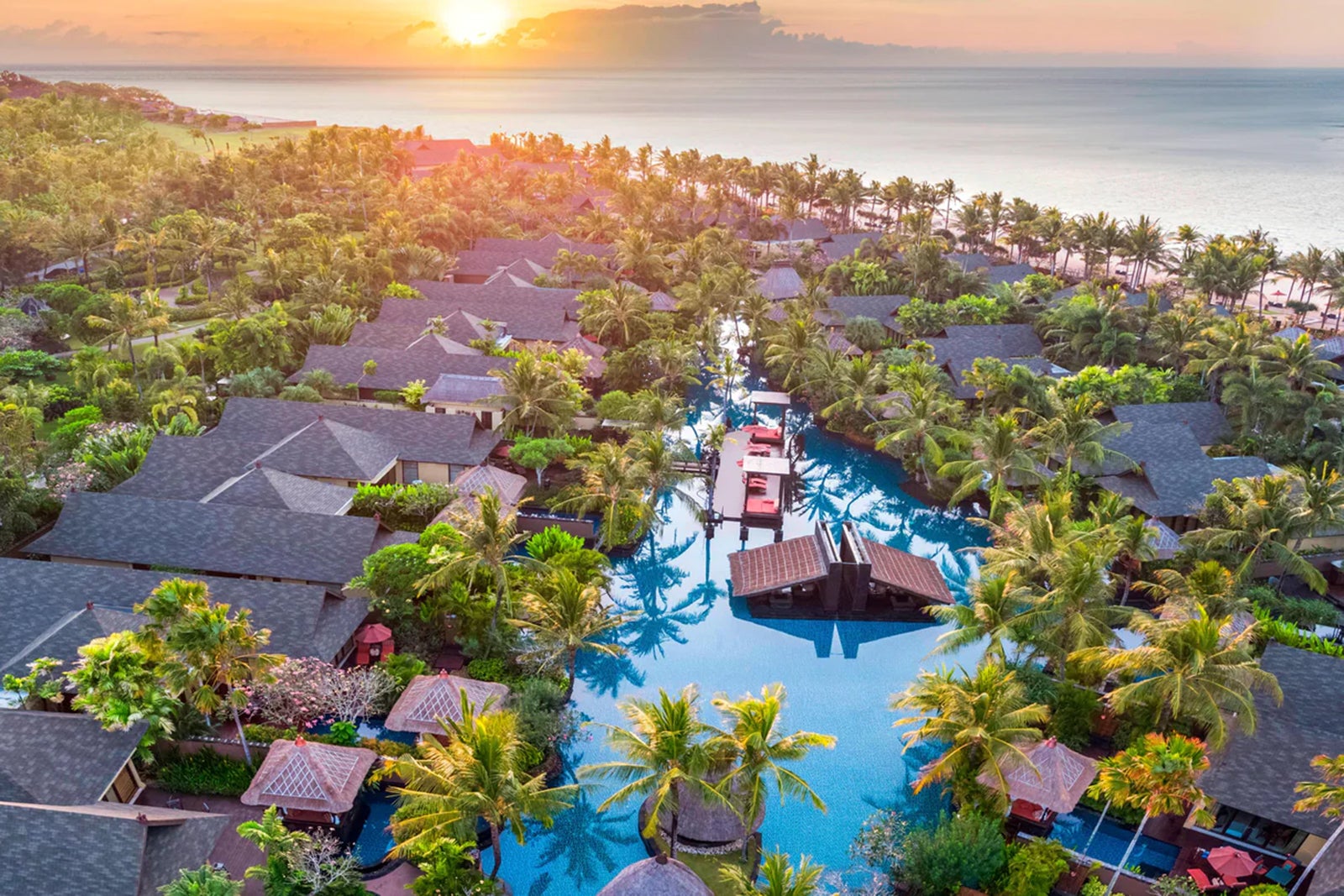 aerial view of St. Regis Bali