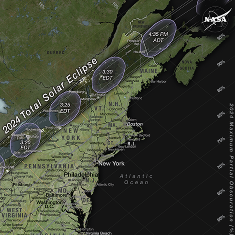 Travel to these places to see the total solar eclipse in April 2024