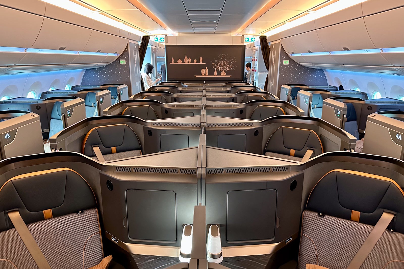 business class cabin