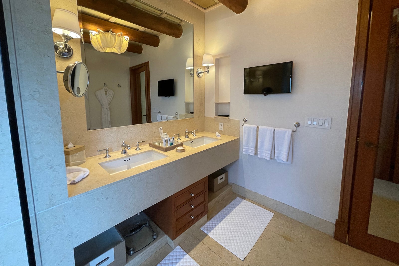 bathroom at the St. Regis Punta Mita, Mexico