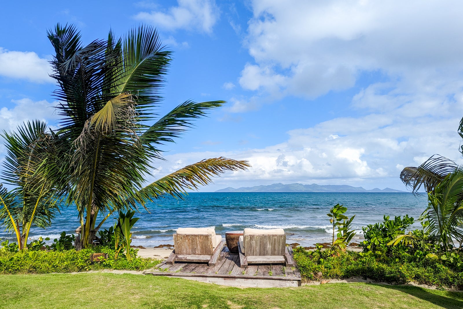 Nanuku Fiji chairs with a view