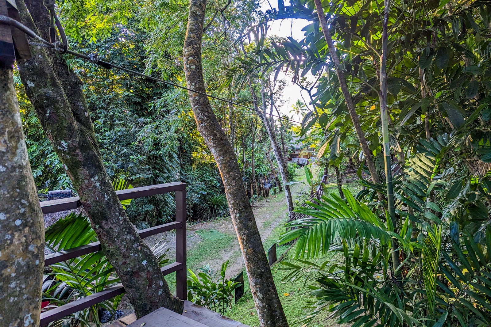 Kid's zipline at Nanuku Resort Fiji