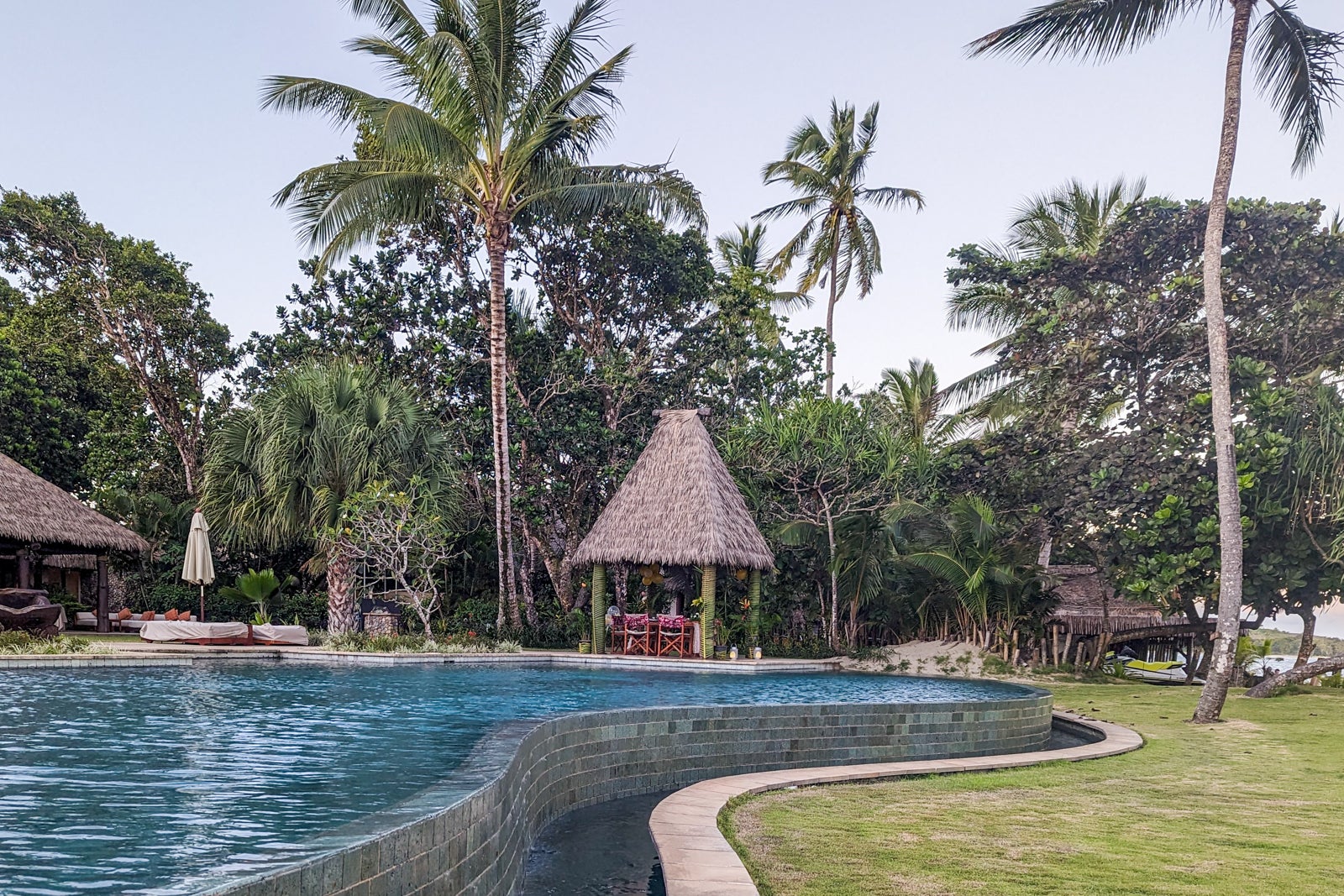 Nanuku Fiji poolside dining