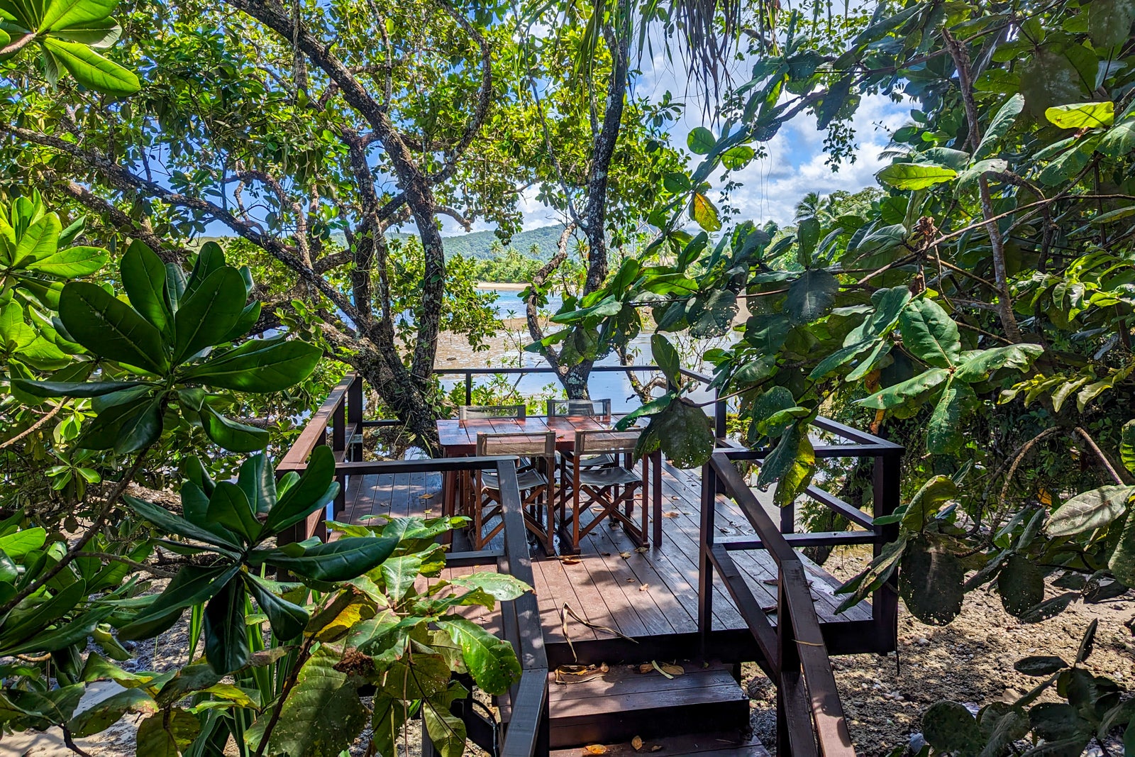 Nanuku Fiji forest dining