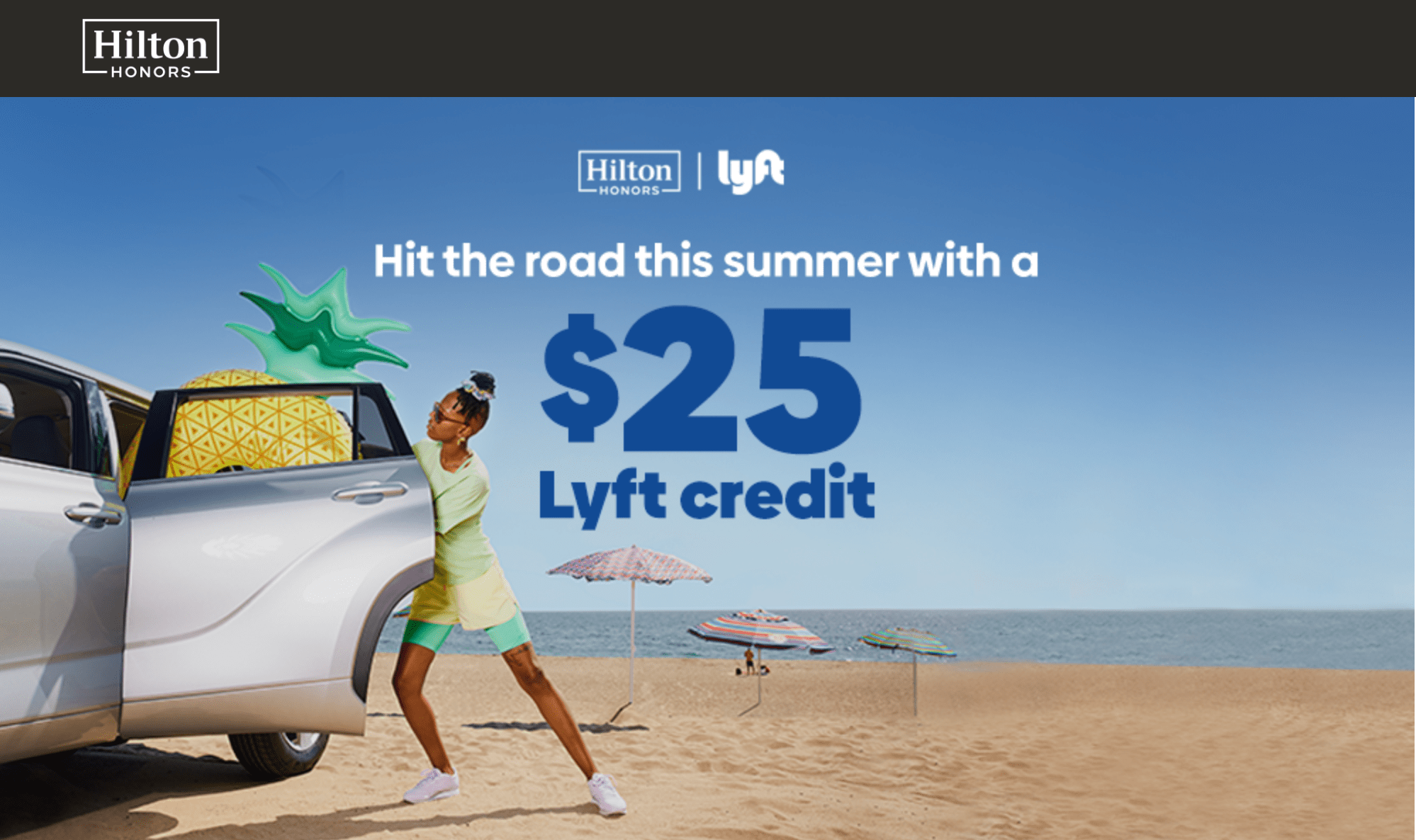 $25 Lyft credit promotion Hilton-min