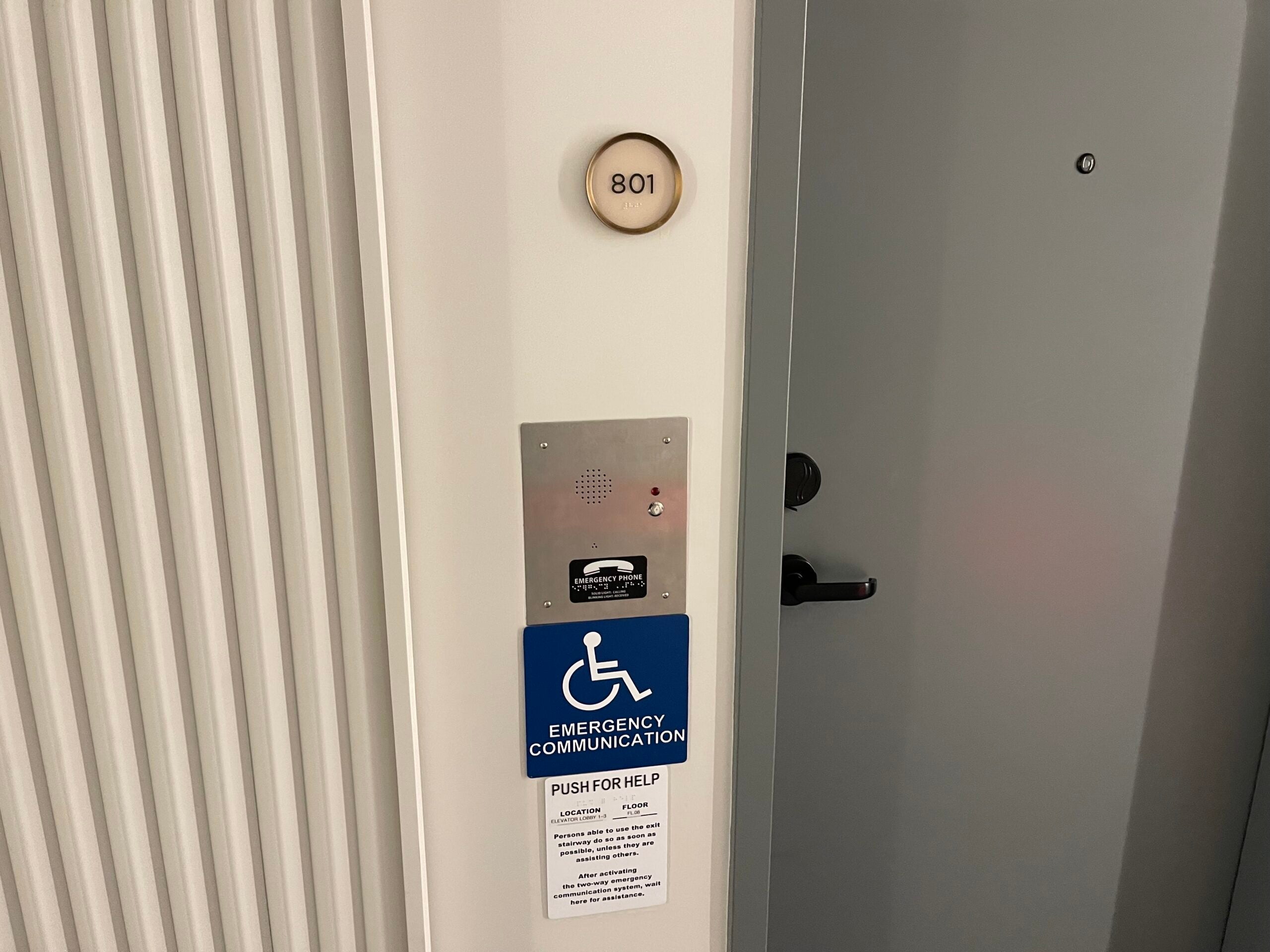 Accessibility controls at the Morrow