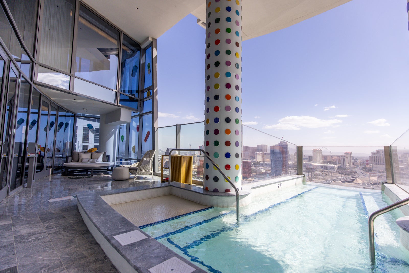 Villa pool at Palms Casino Resort