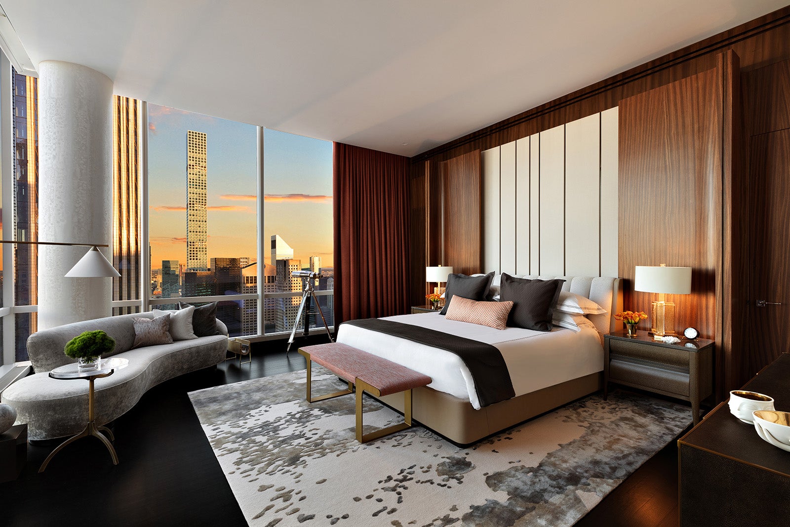 Manhattan Sky Suite Bedroom at the Park Hyatt New York