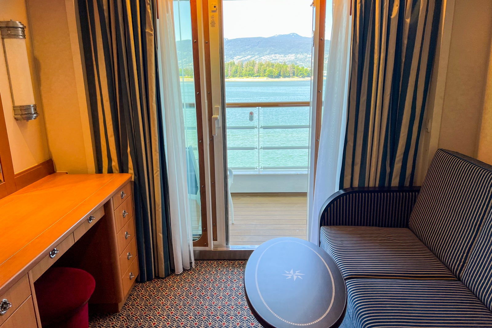 Verandah cabin on a previous Disney cruise.