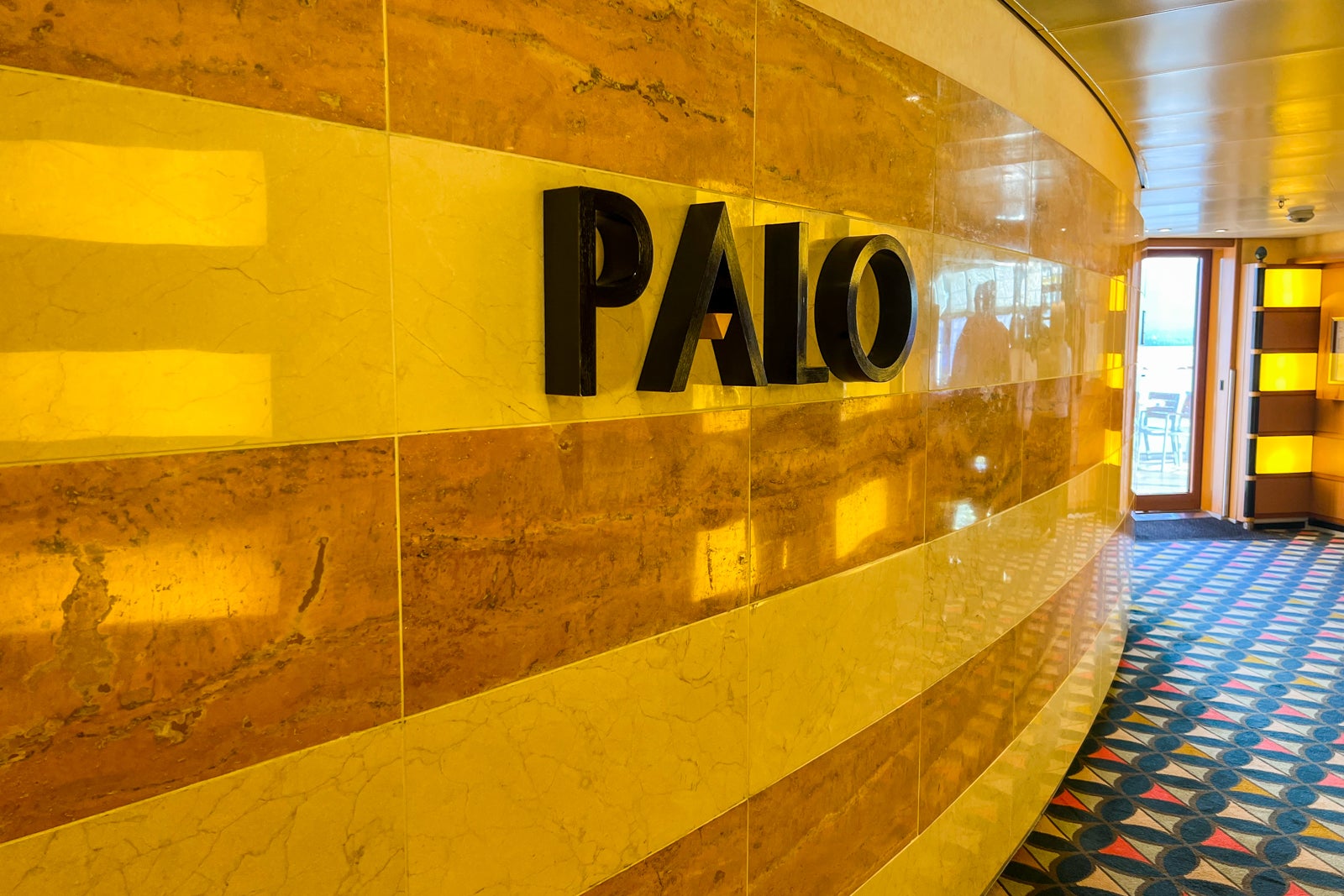 Adult-only Palo restaurant on Disney Wonder