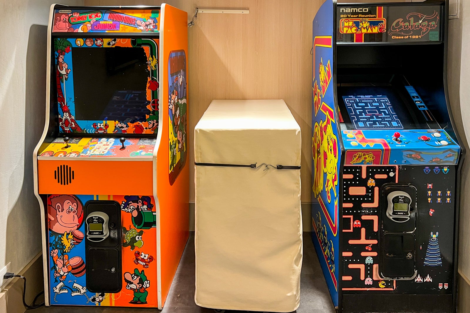 Arcade games in teen club on Disney Wonder