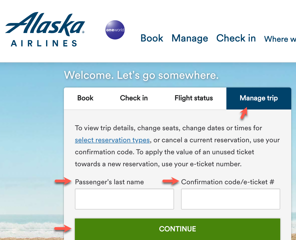 Enter your Alaska confirmation code