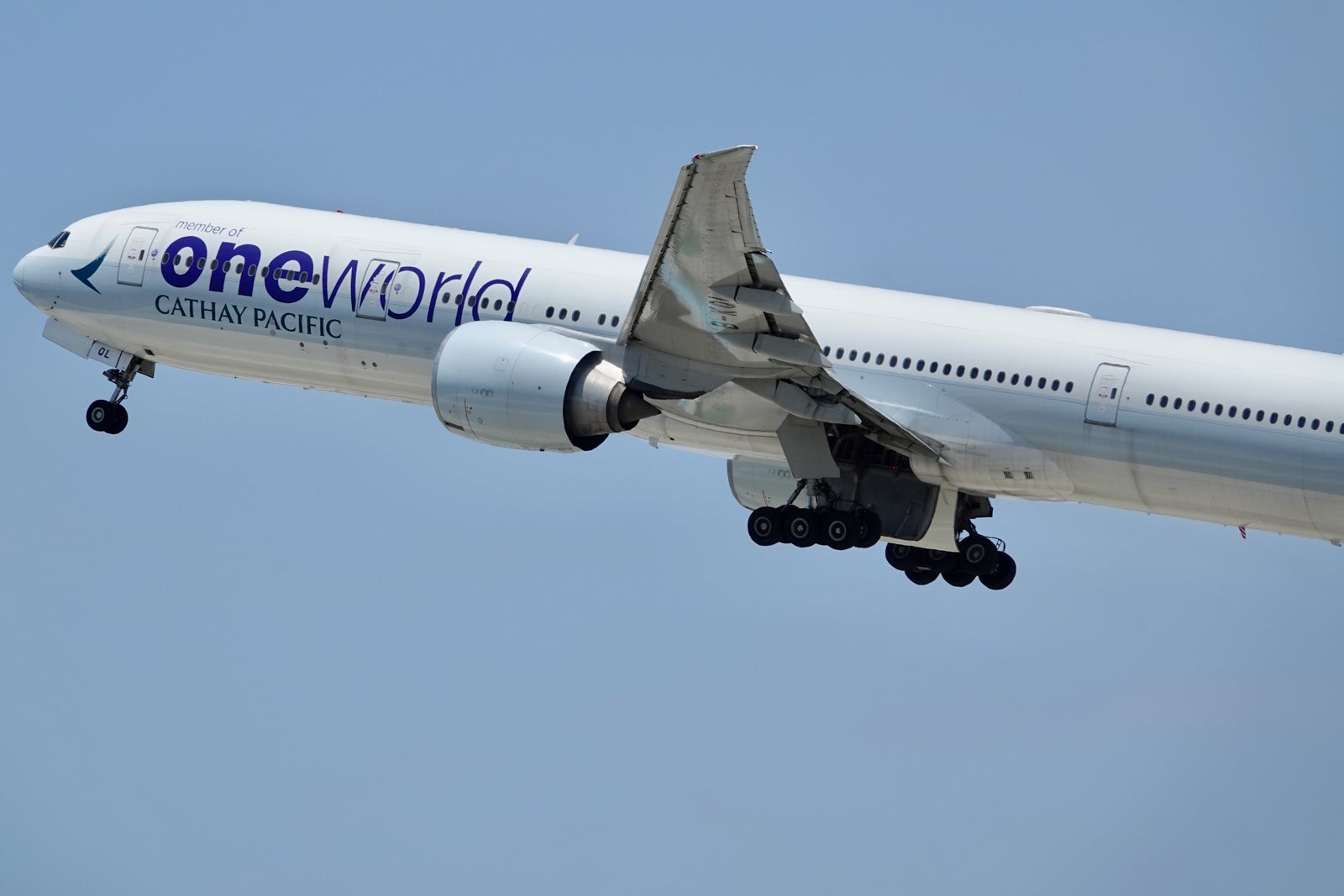 Cathay Pacific Boeing 777-300ER Oneworld Livery