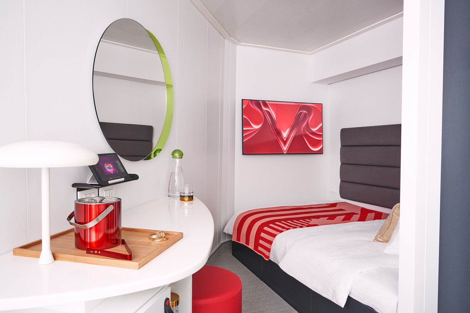 Solo Sea View cabin on Virgin Voyages