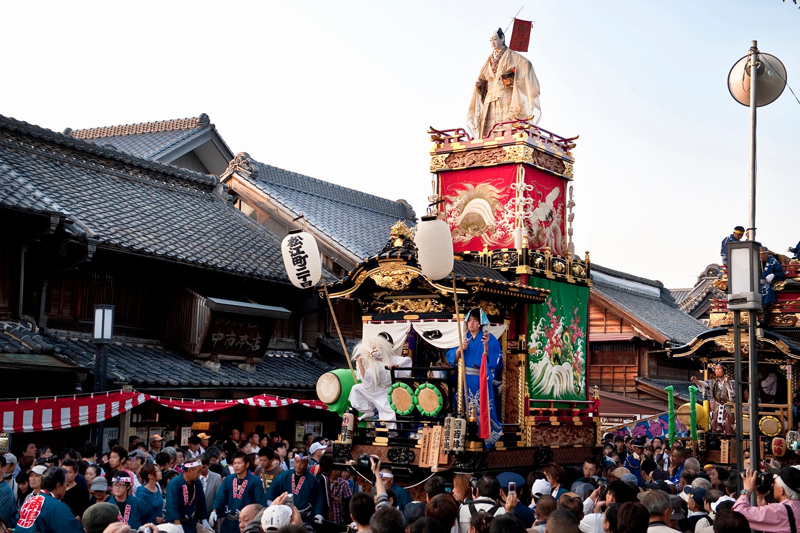 Floats in the Kawagoe Festival