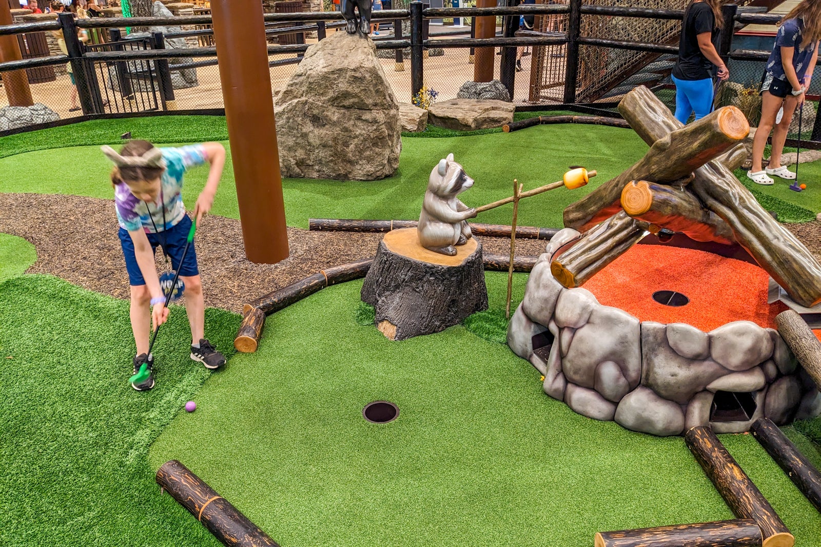 Mini-golf at Great Wolf Lodge Maryland