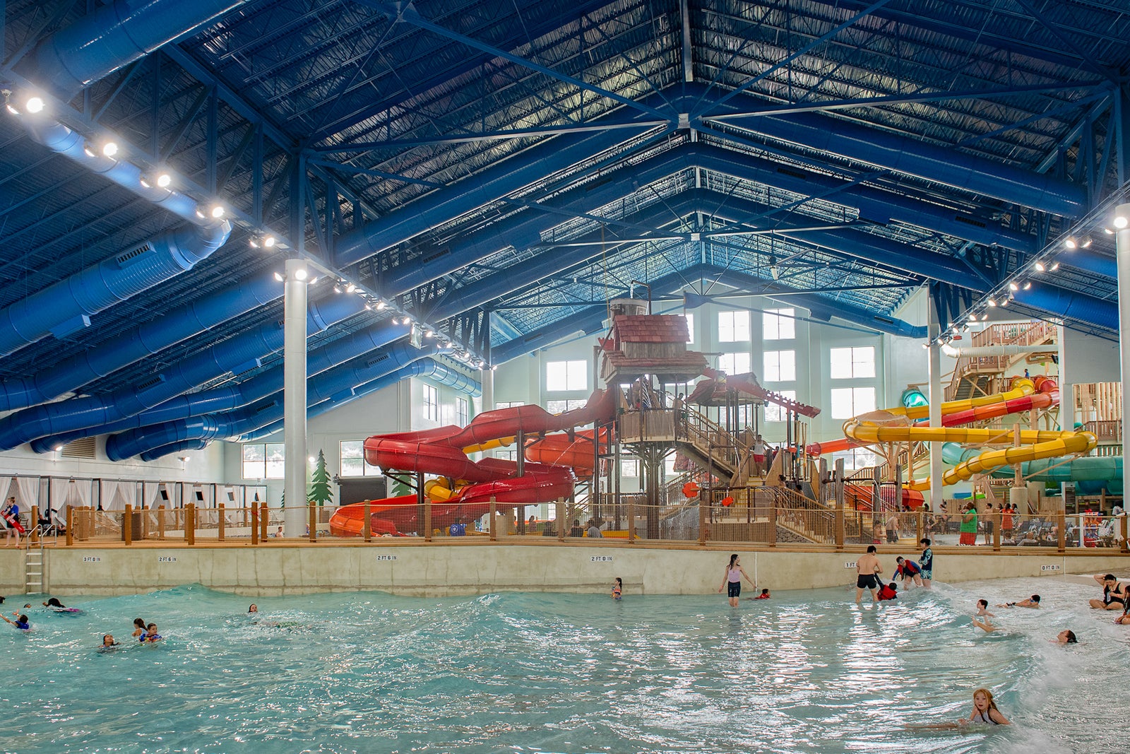Water park at Great Wolf Lodge Maryland.