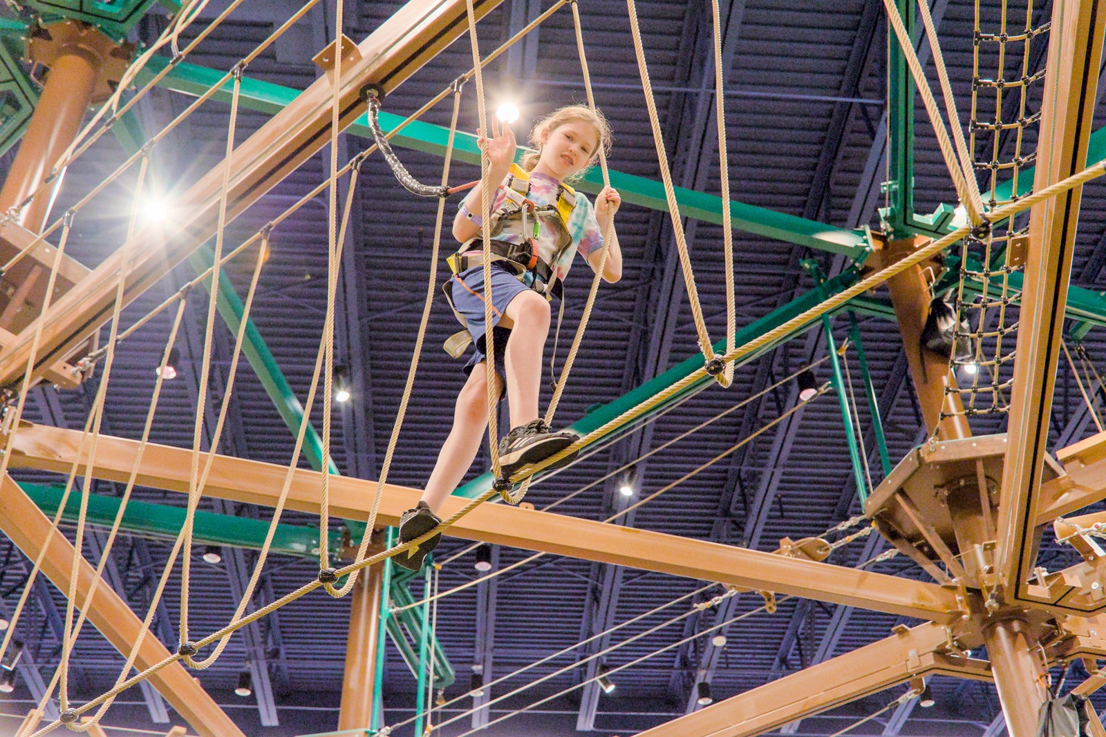 Ropes course at Great Wolf Lodge Maryland