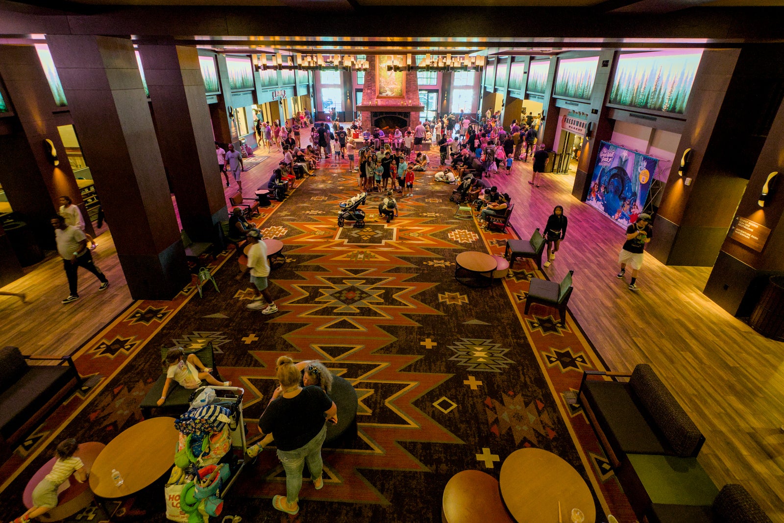 Lobby at Great Wolf Lodge Maryland