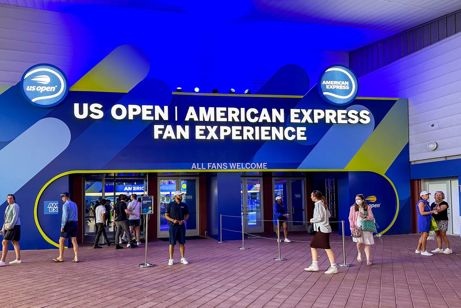 us open amex fan experience