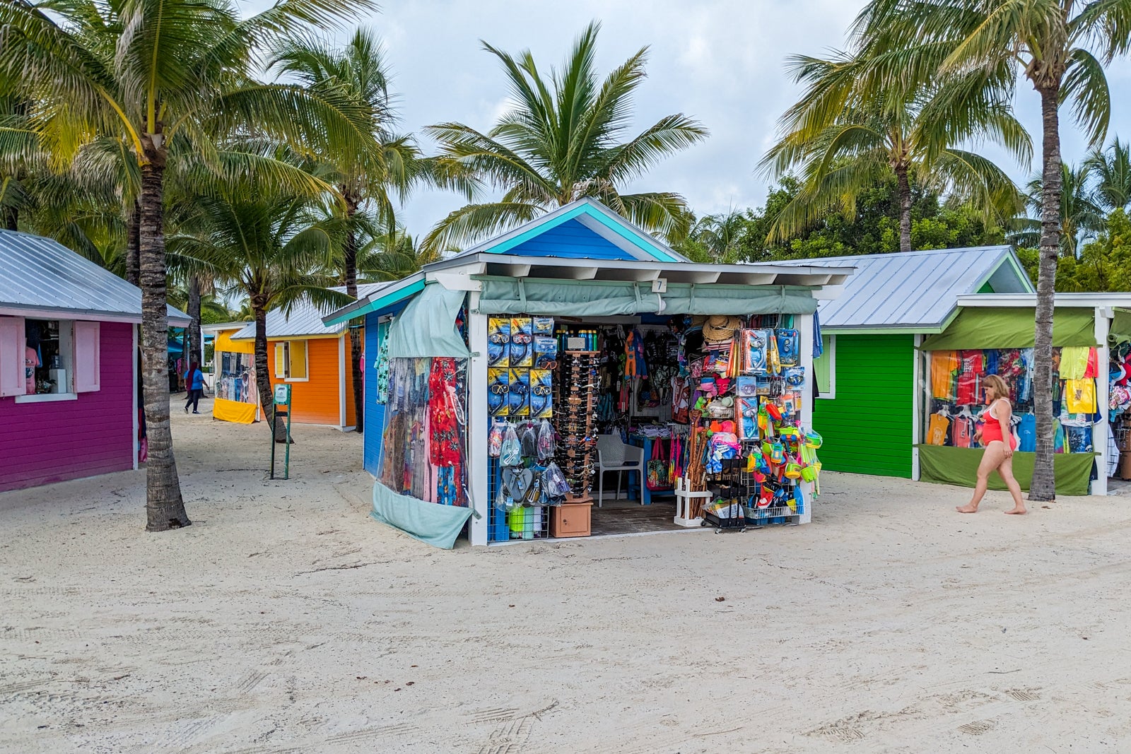 Shopping hut on CocoCay. 