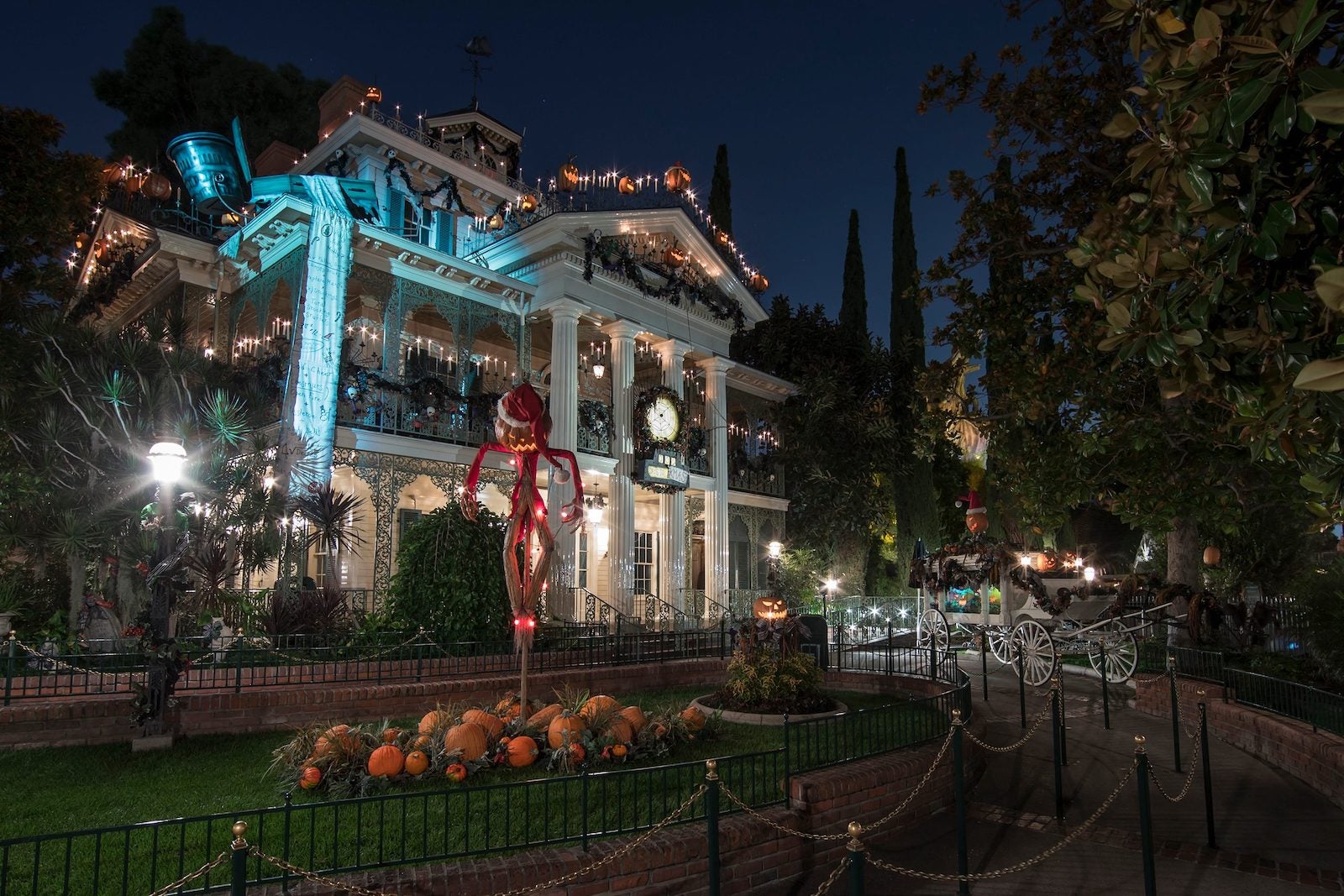 Haunted Mansion Holiday at the Disneyland Resort.