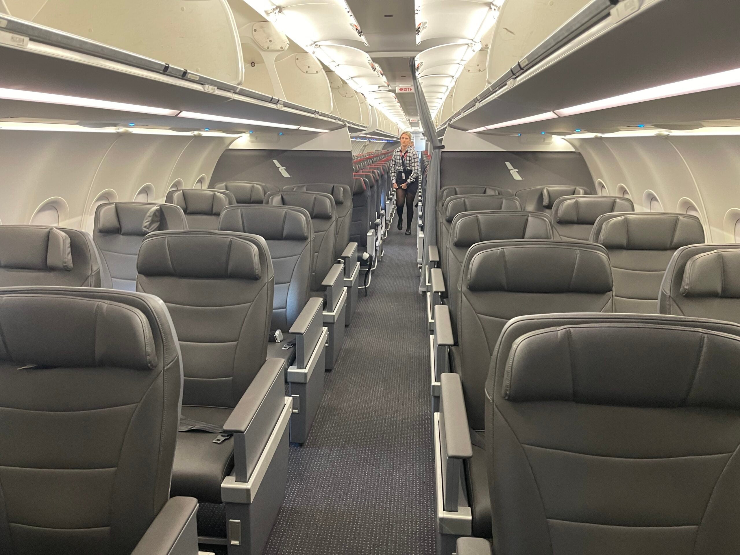 American Airlines A321 interior