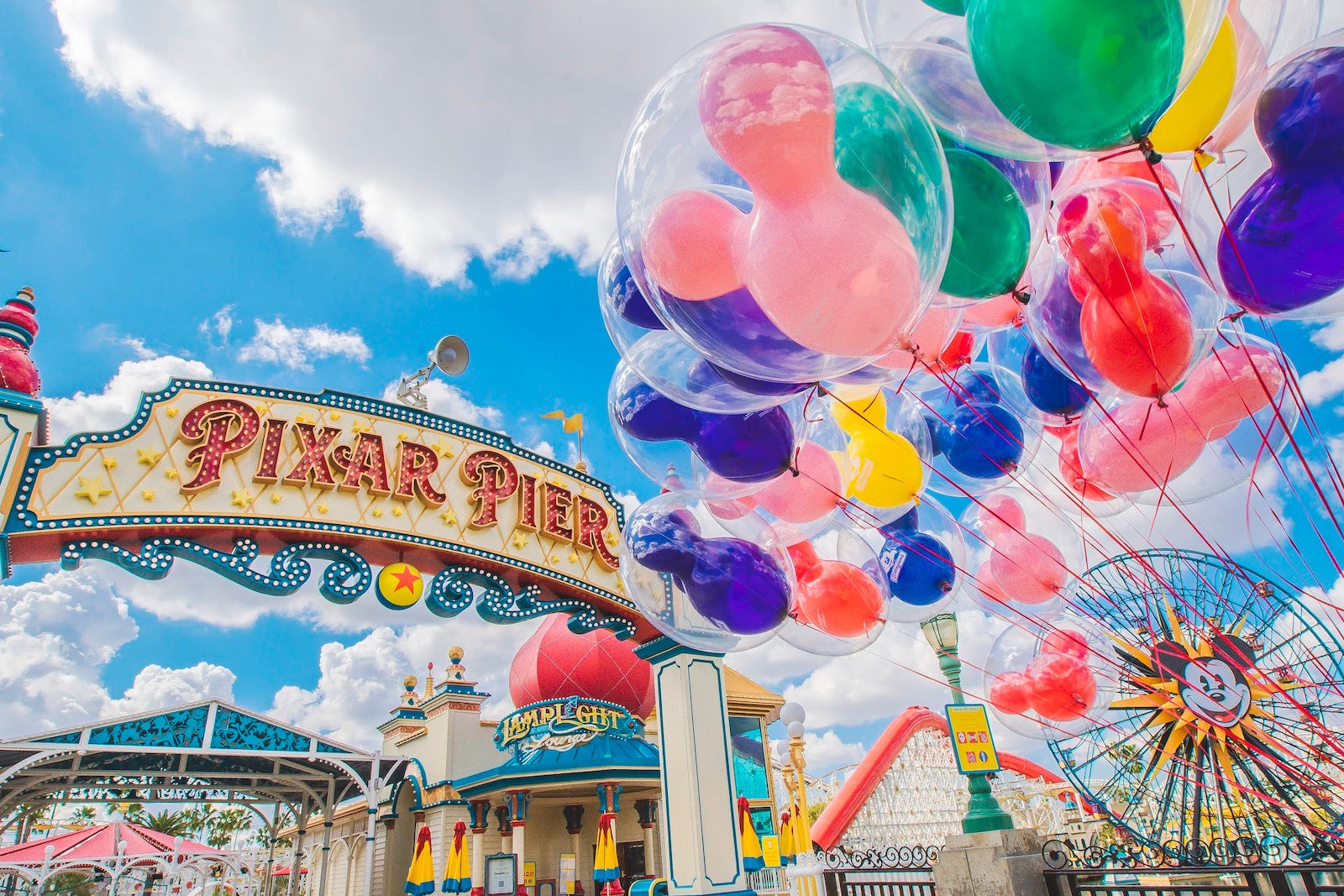 Disney California Adventure Pixar Pier Balloons
