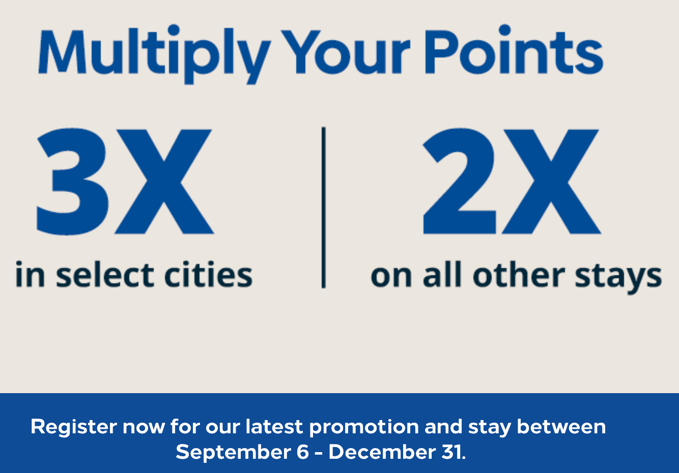 Hilton multiply your points