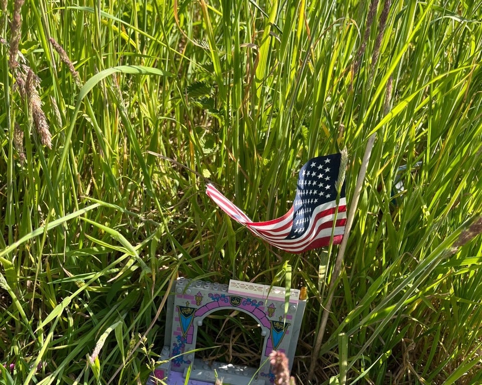 Mementos left from other land owners