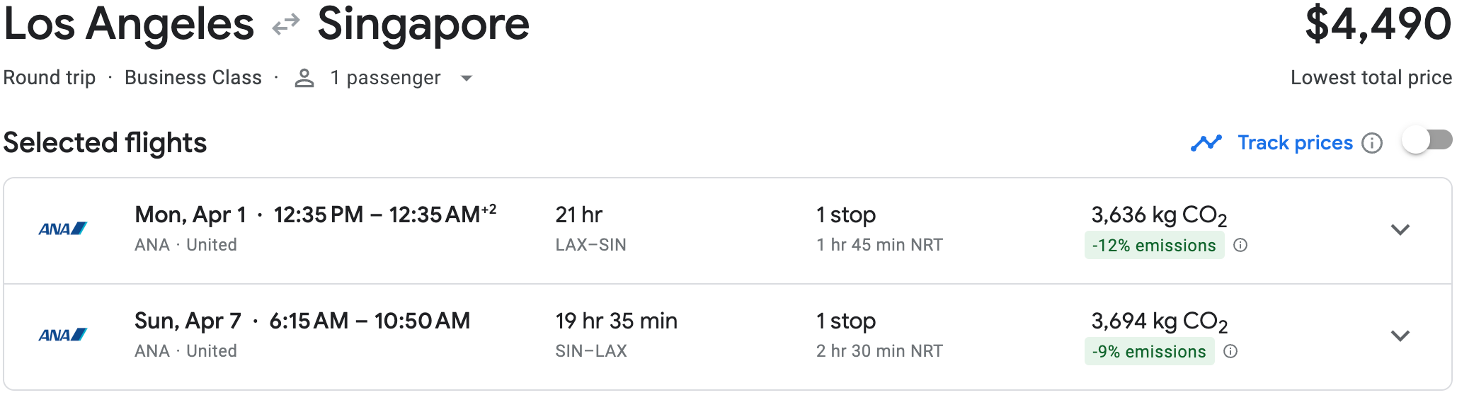 LAX-SIN