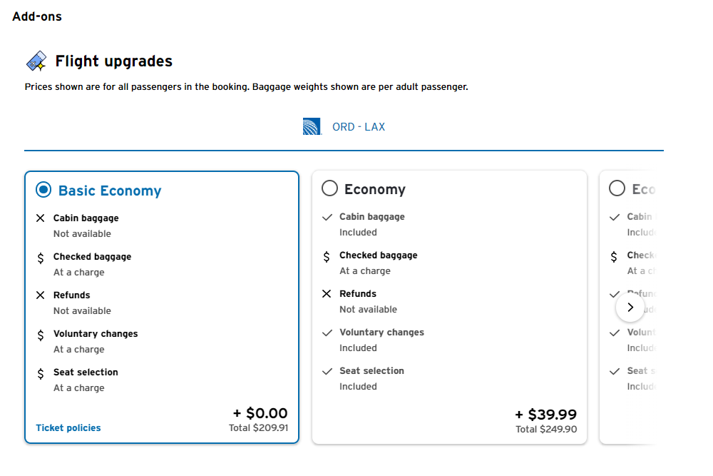 Booking a flight through the Citi Travel portal