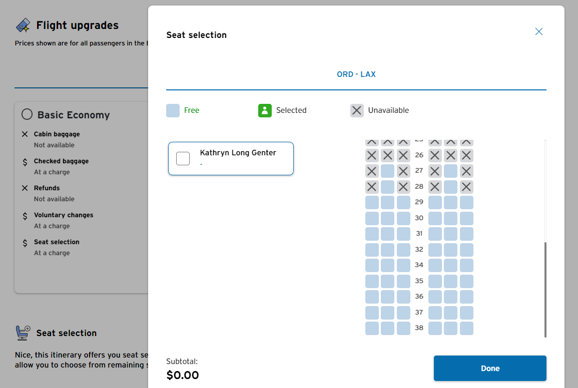 Booking a flight through the Citi Travel portal