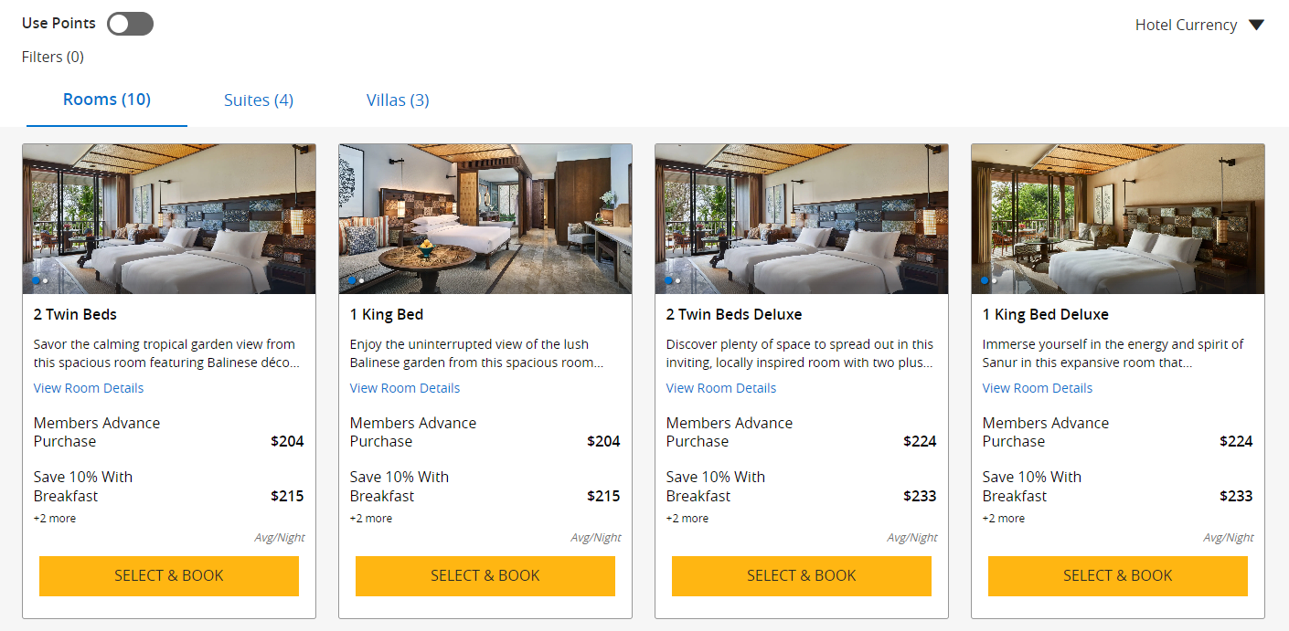 Booking with Hyatt Pay My Way