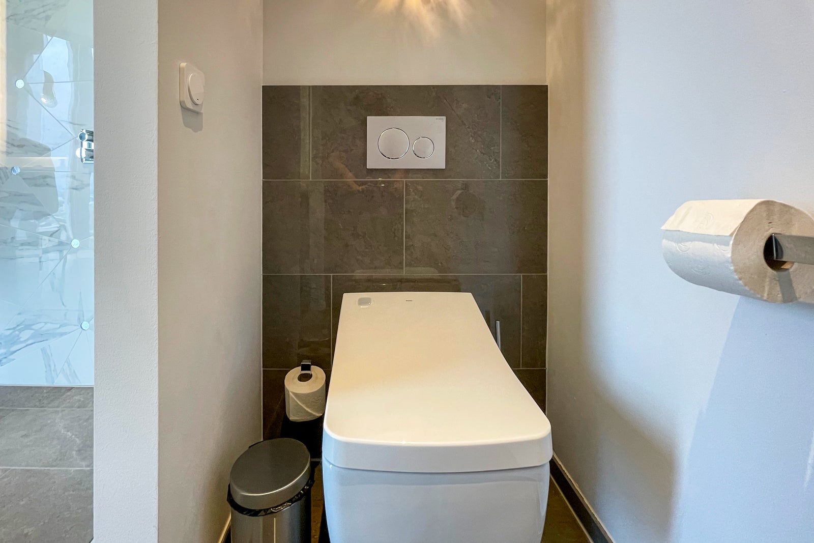 Toto toilet at Andaz Vienna Executive Suite master bath
