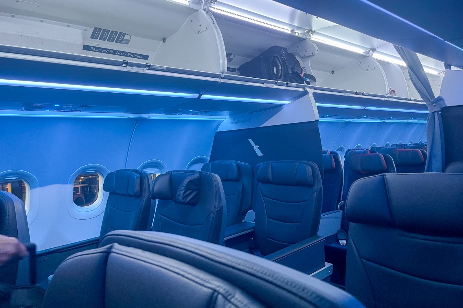American Airlines first matriculation seats A321neo
