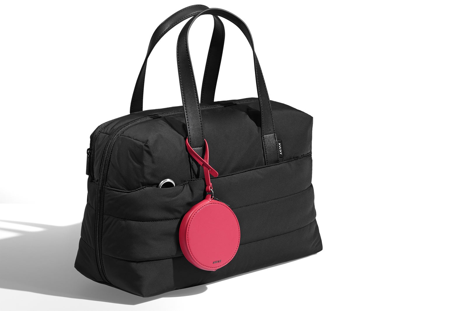 magenta away circle pouch