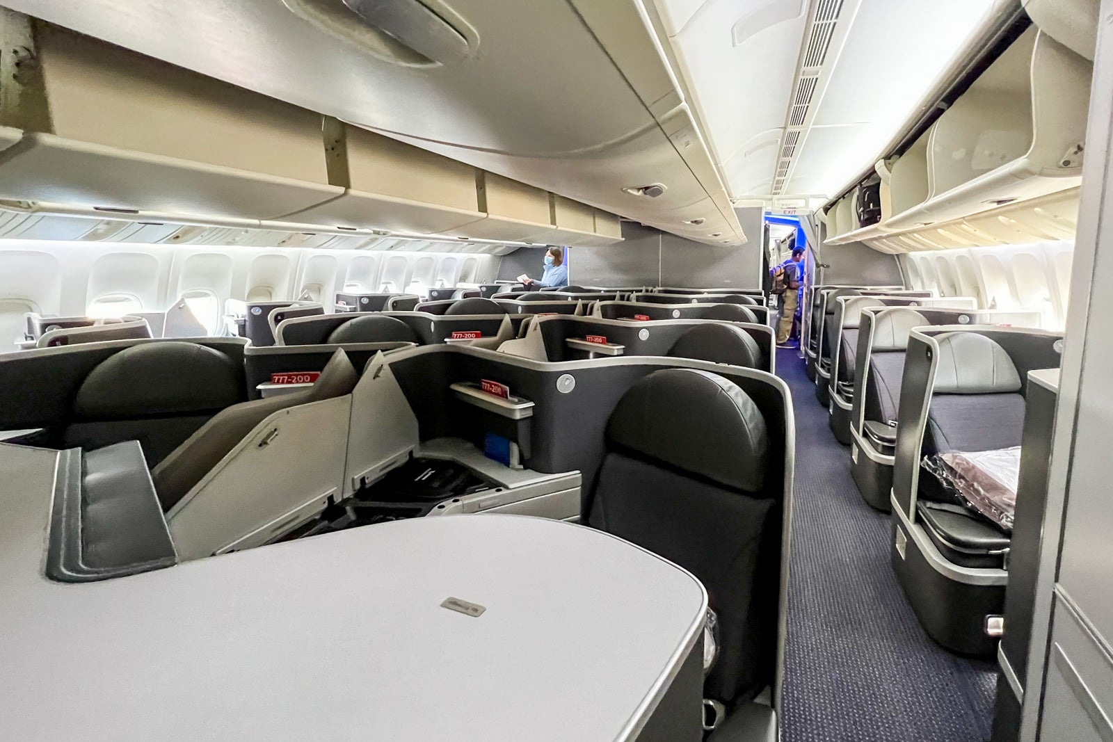 Business-class cabin