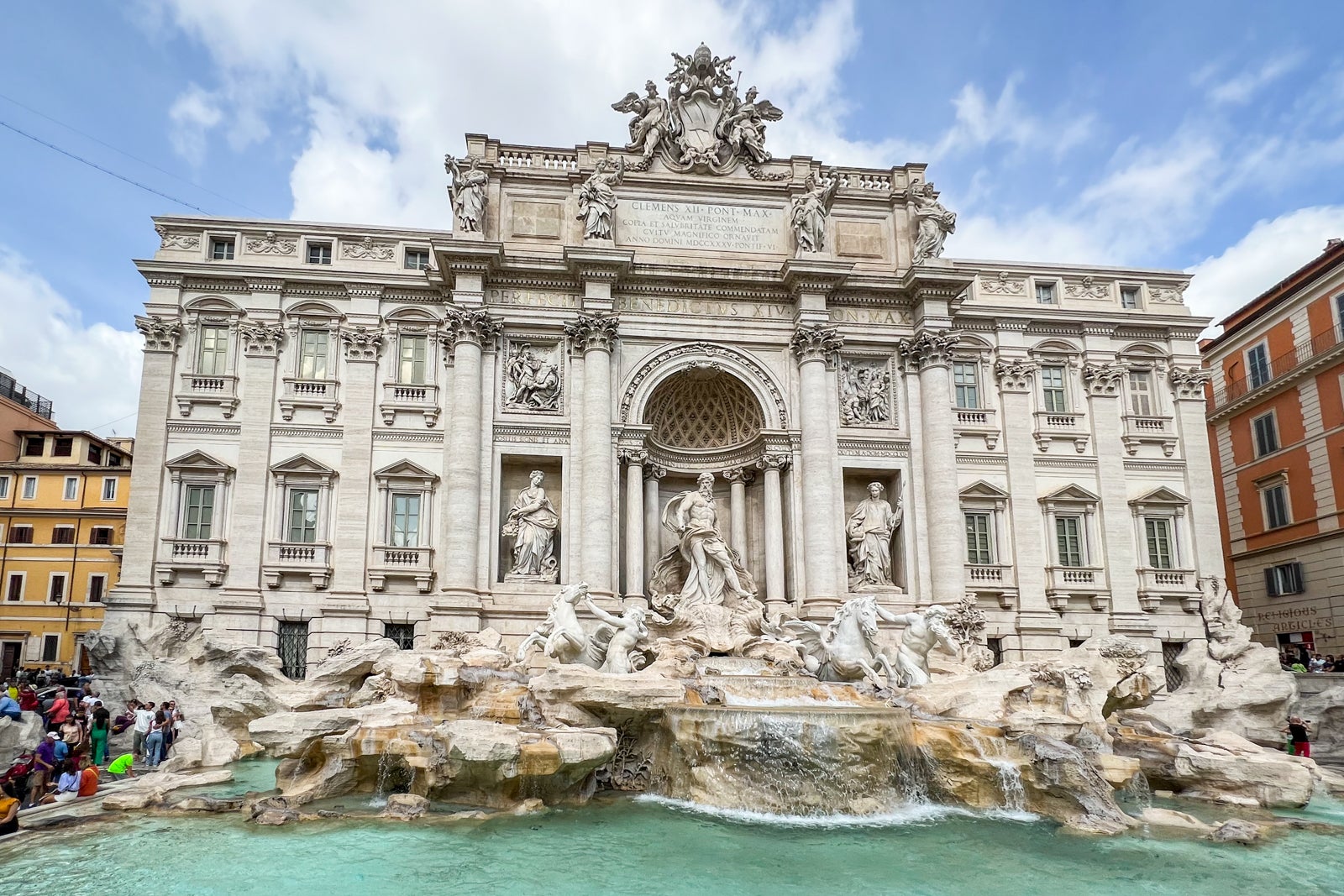 The Trevi Fountain in Rome, Italy