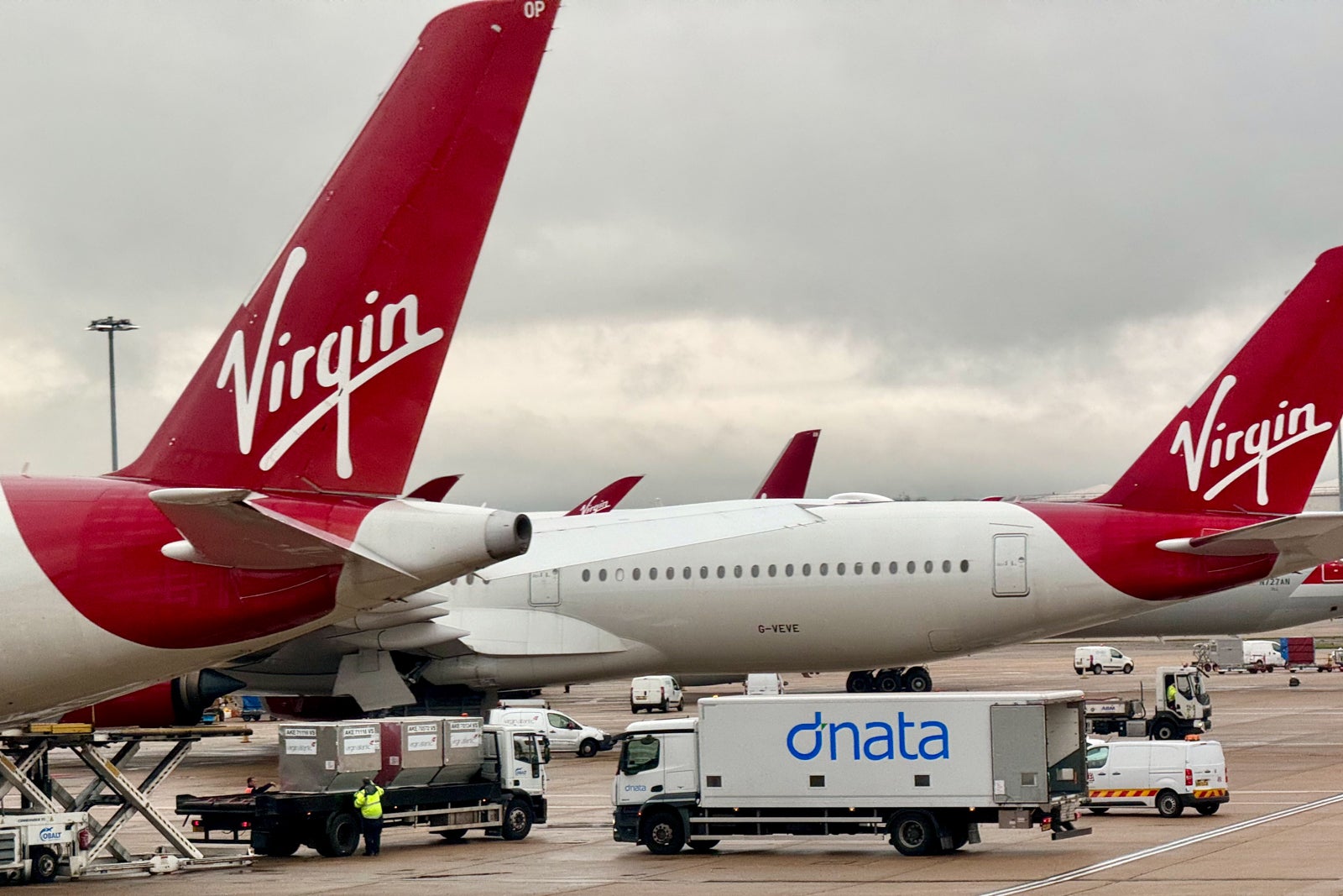 Virgin Atlantic Airbus A350 A330 London Heathrow LHR Terminal 3