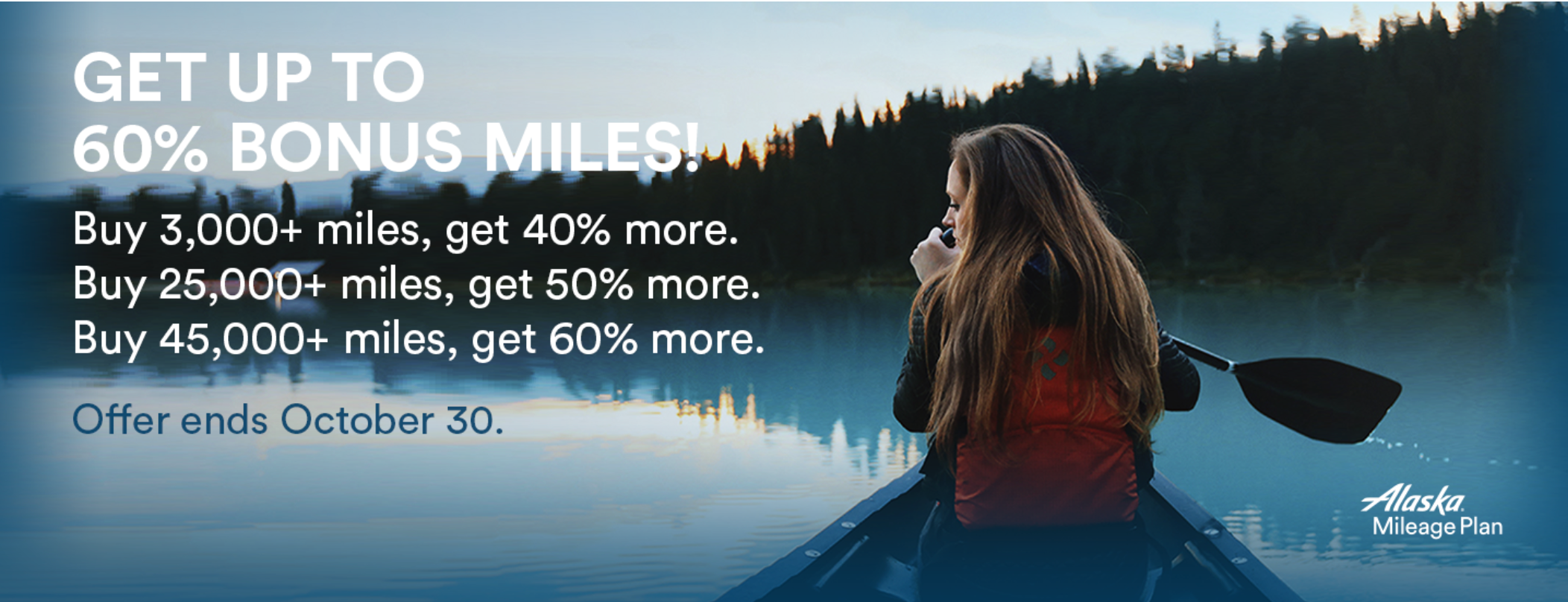Buy Alaska miles with up to a 60% bonus