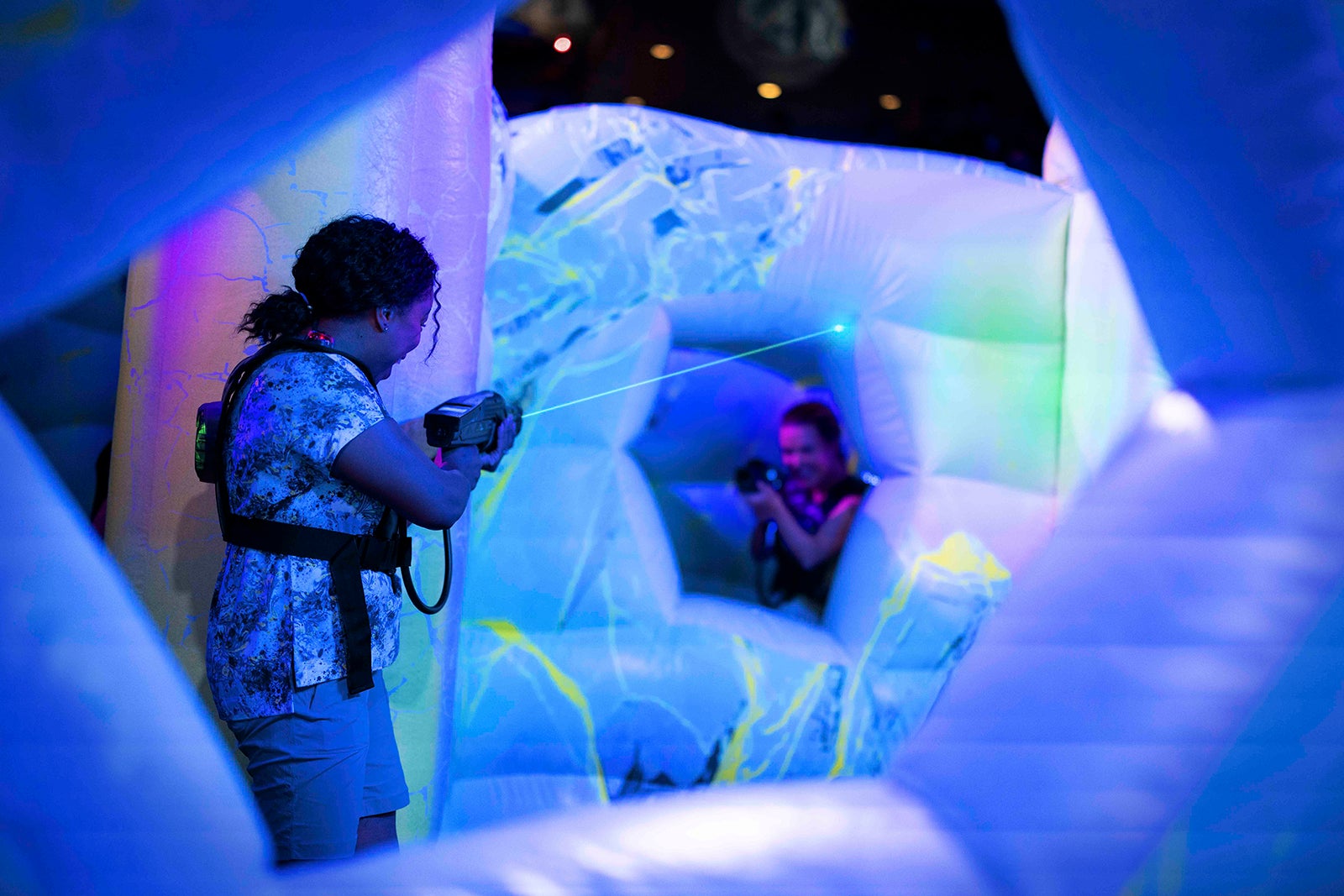 Laser tag on a cruise ship