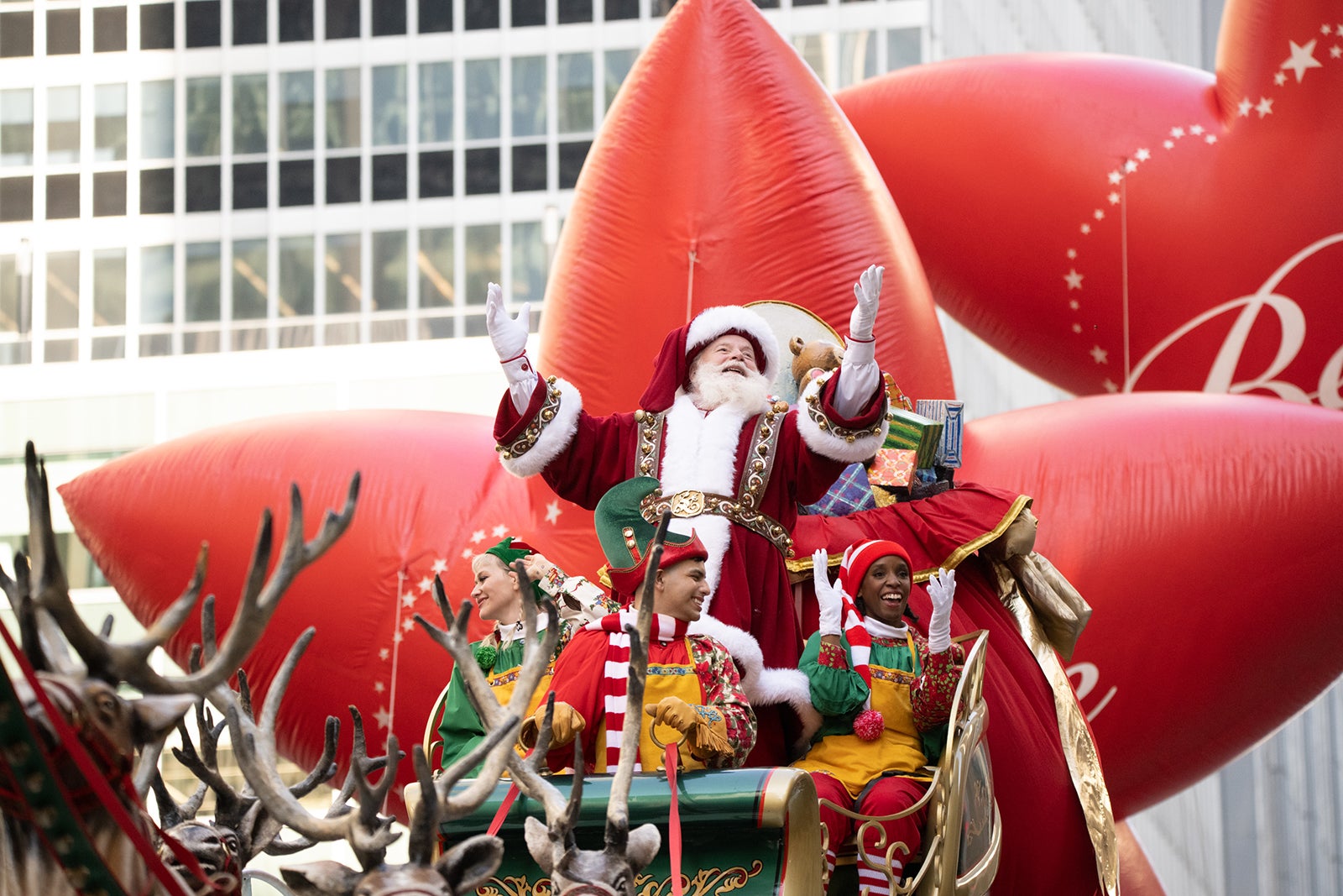 Santa Claus attends the 2022 Macy's Thanksgiving Day Parade on Nov. 24, 2022, in New York City