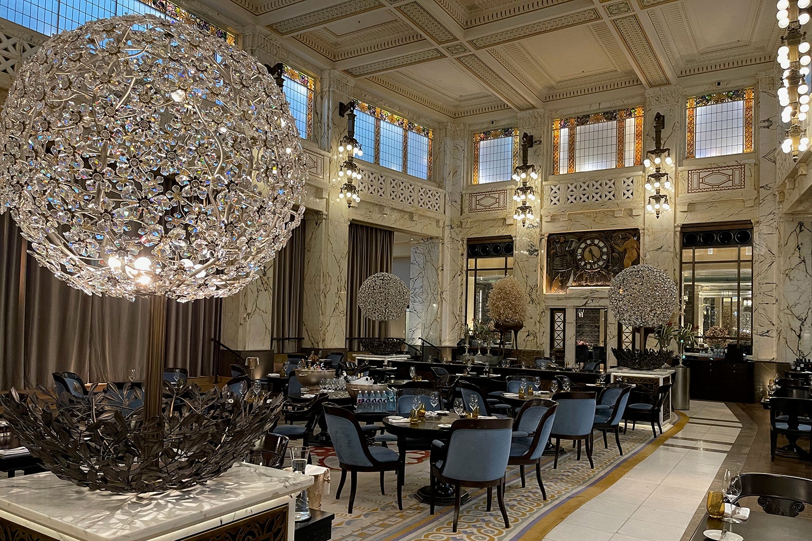 Bank Brasserie dining room at Park Hyatt Vienna